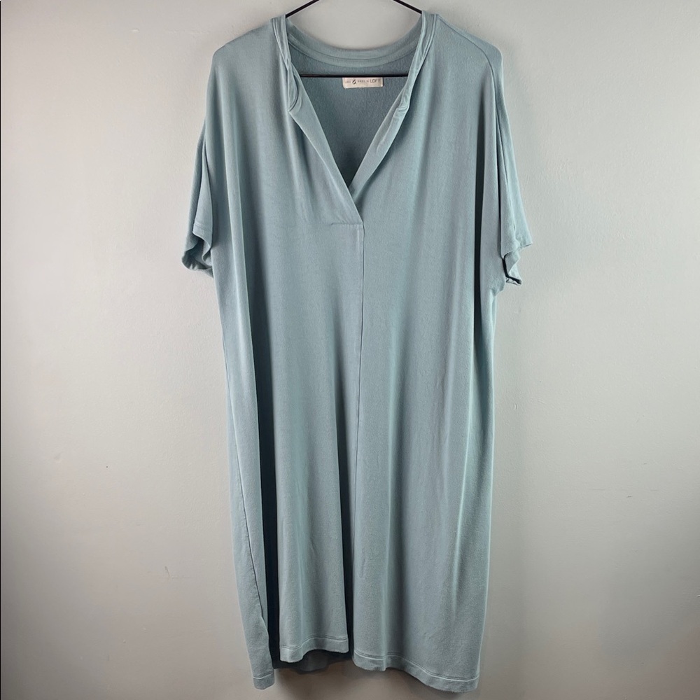 Lou & Grey Light Blue Dress Size L